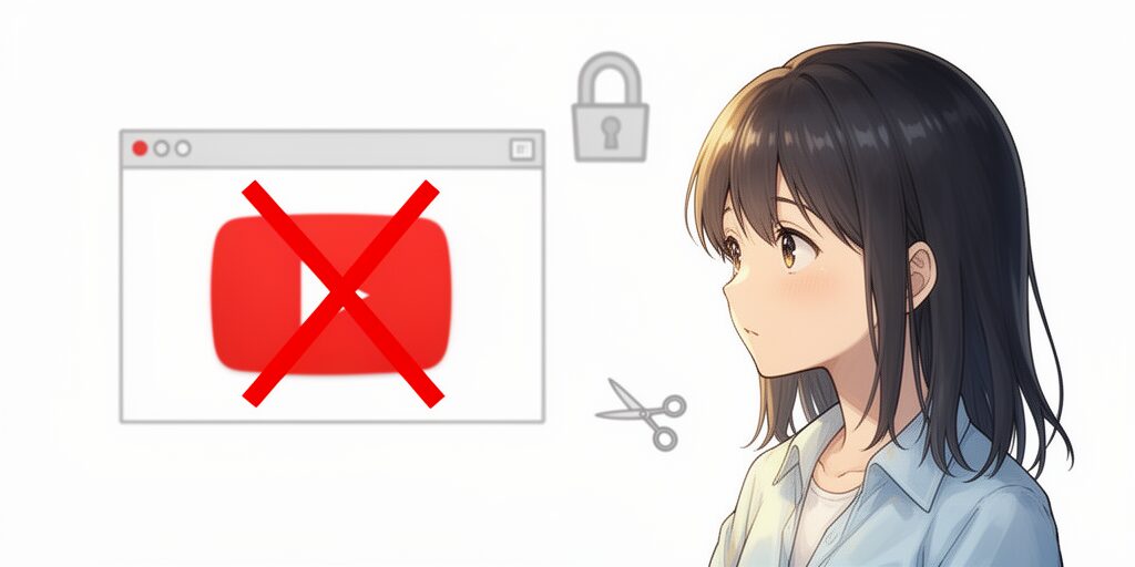 YouTubeで他人の動画の切り抜きは違法?
